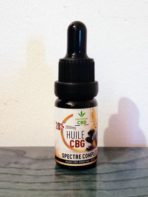 Huile CBG 20% full spectrum (migraine) - Les gones cbd Vienne