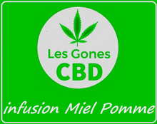 Charger l&#39;image dans la galerie, Tisane / infusion CBD Miel Pomme - Les gones cbd Vienne
